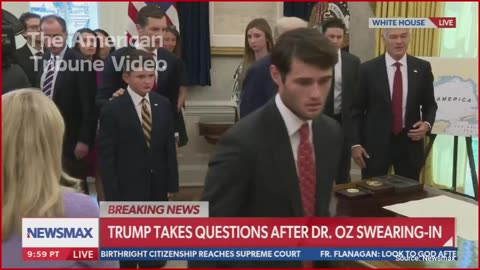Just In: Dr. Oz Rushes to Assist as Medical Emergency Appears to End Trump Presser