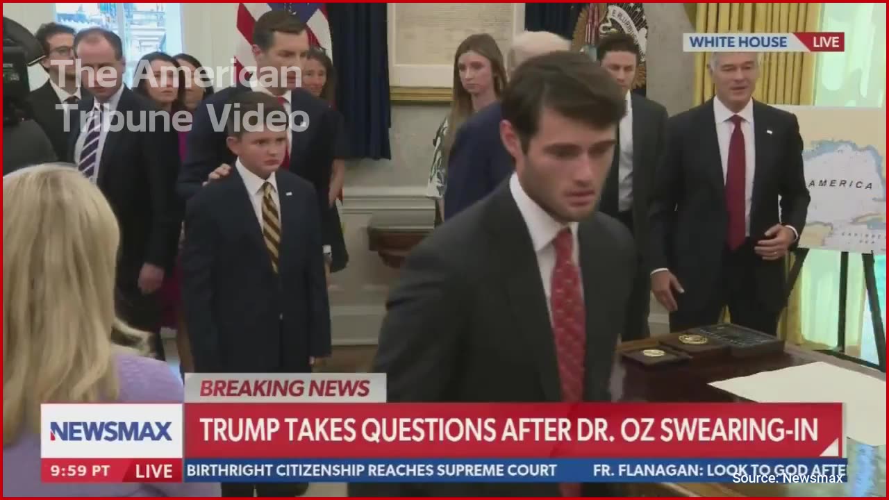Just In: Dr. Oz Rushes to Assist as Medical Emergency Appears to End Trump Presser