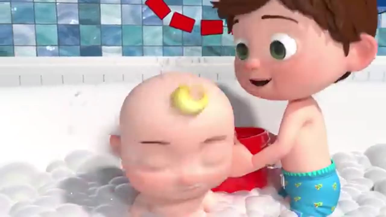 Bath song with bath time