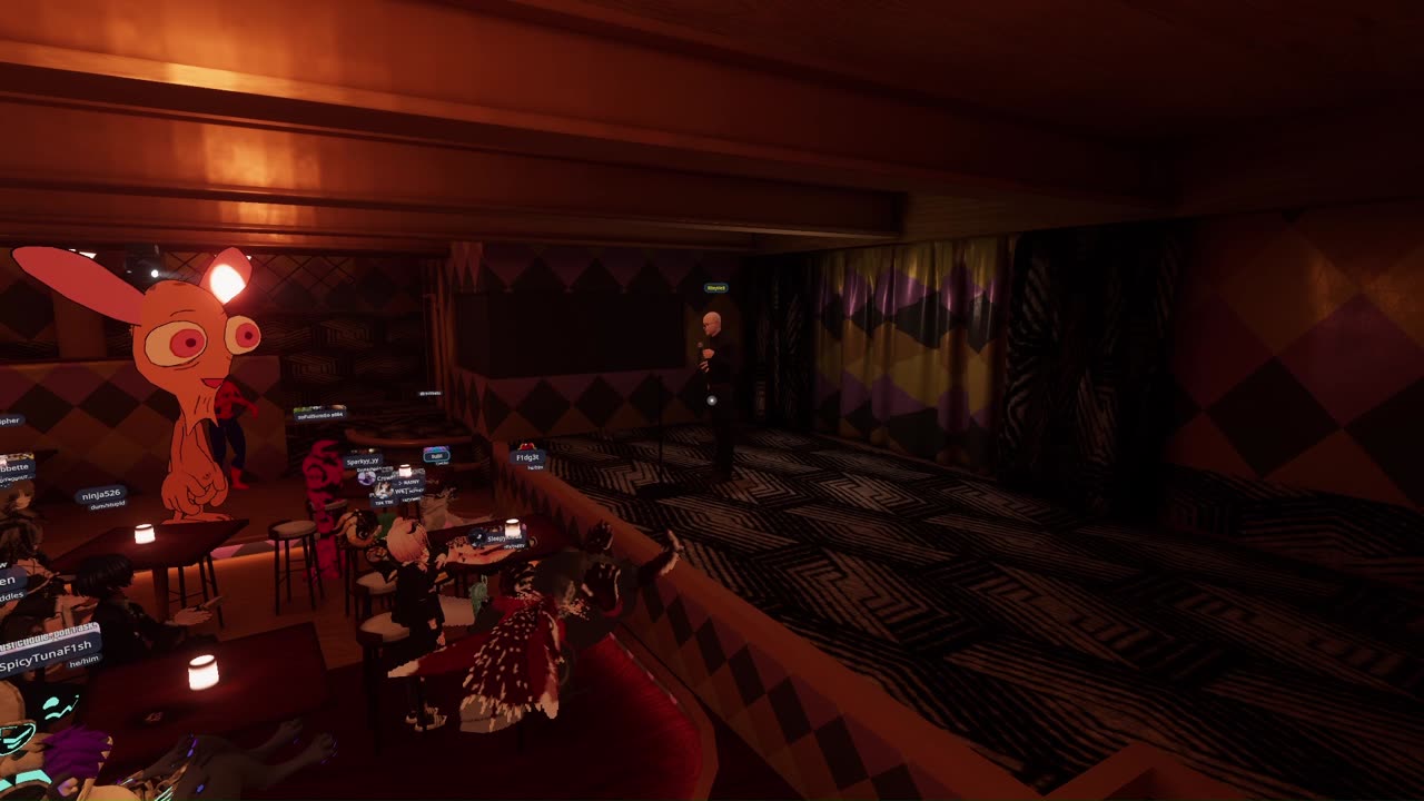 An INSANE crowd for my VR comedy set
