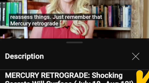 Joni Patry 7/15 forecast: Mercury Retrograde 7/18-8/12 will expose US Govt hidden truth