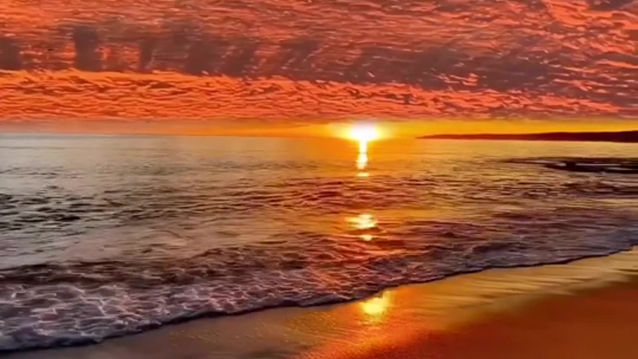 Increíble atardecer 26 de abril en Barcelona