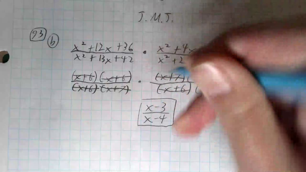 Saxon Algebra 1 Lesson 93 (b)