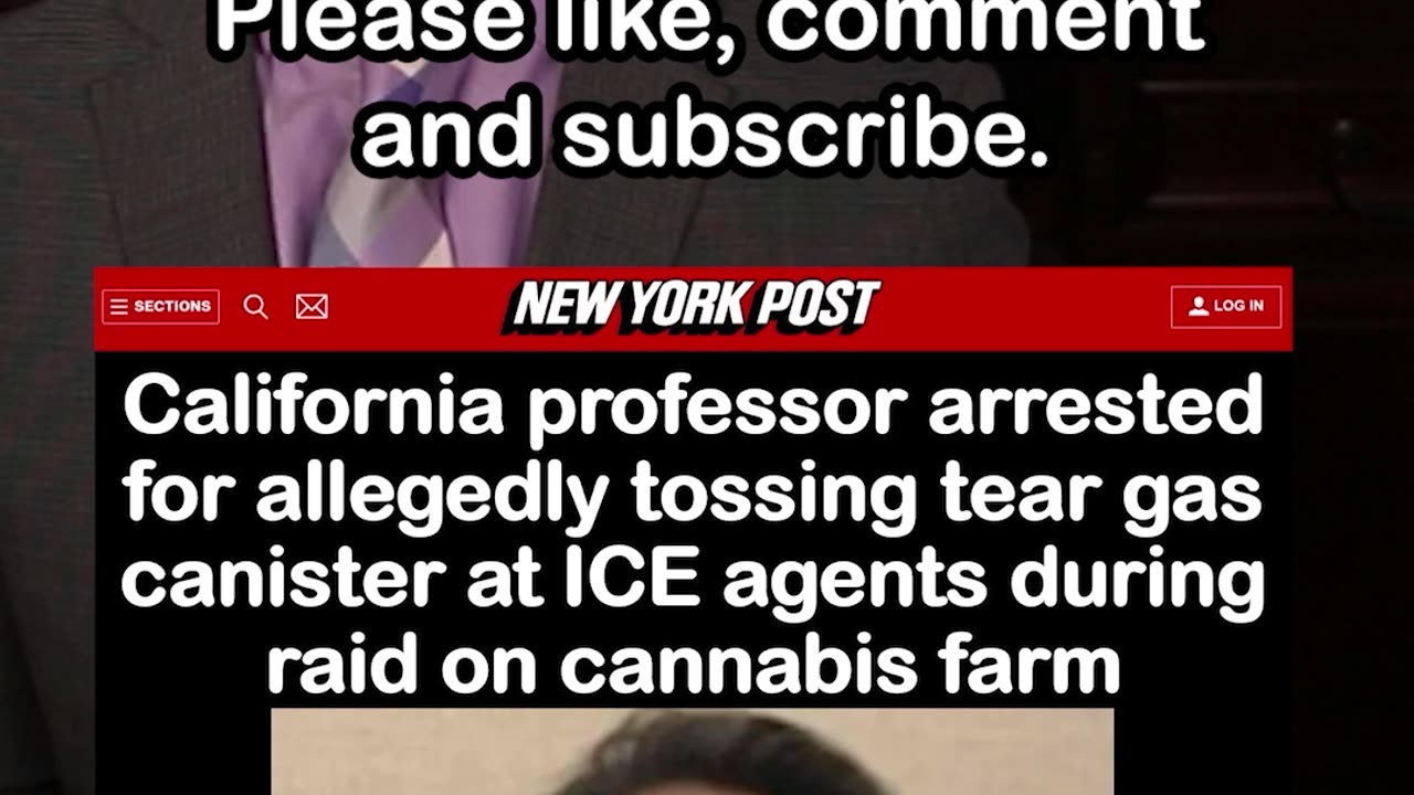 California Professor Arrested for Allegedly Throwing Tear Gas at ICE Agents