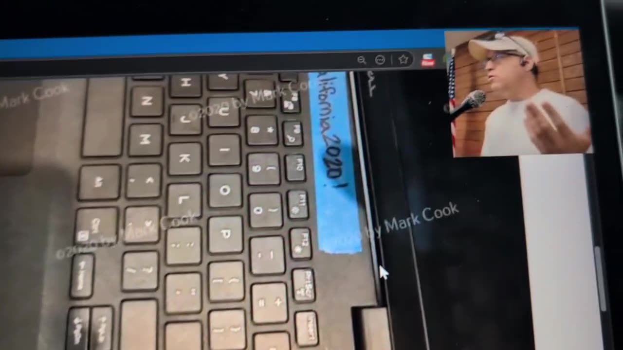 Election Office Storage Including A Computer W/A Password On The Keyboard.