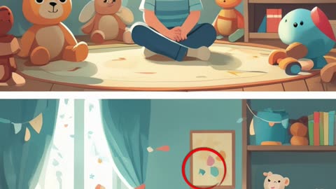 Cozy Room, Happy Child — But Something’s Different! 🏠🎈