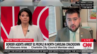 Democrat Charlotte Councilman-elect JD Mazuera doesn't think entering the country illegally