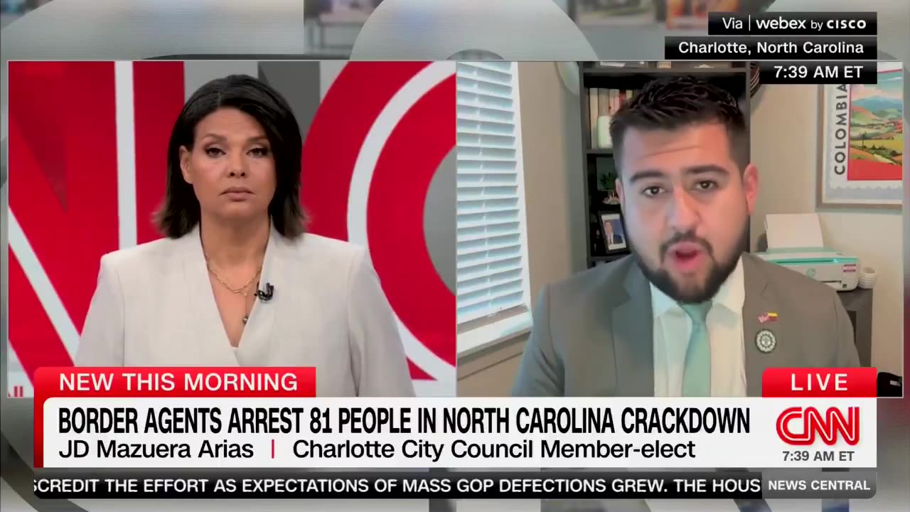 Democrat Charlotte Councilman-elect JD Mazuera doesnt think entering the country illegally