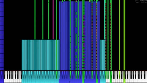 Black MIDI - Septette for the dead princess 263 Million notes Showcase