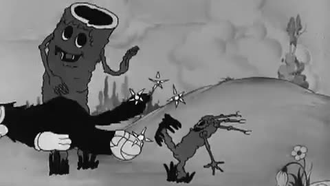 Oswald the Lucky Rabbit - Tree/Wolf Spanking