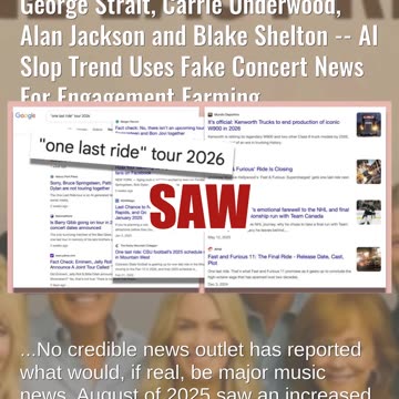 Fact Check: NO 'One Last Ride' Tour Featuring Dolly, Reba, Strait, Underwood, Jackson and Shelton