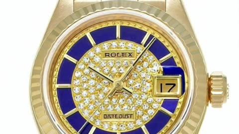 Rolex Blue Dial Luxury Watch