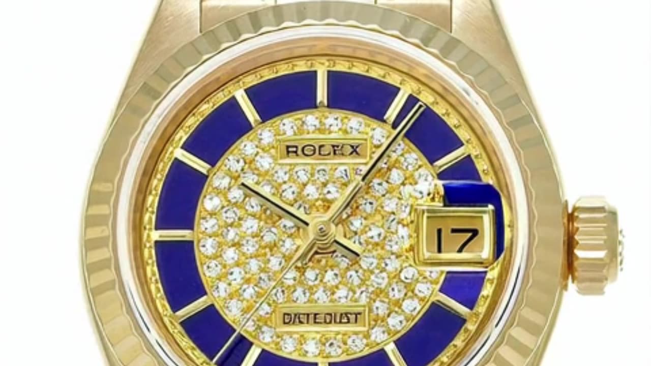 Rolex Blue Dial Luxury Watch