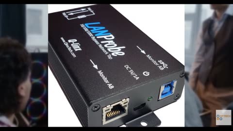 LANProbe 10/100/1000 Gigabit Ethernet/USB Bypass Network Tap
