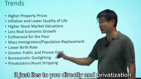 Professor Jiang : The Sign of Western Decline.