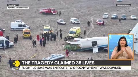 Embraer E 190 Crash: Russia Apologises As Azerbaijan Blames Russia For Plane Crash | WION World News