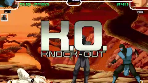 Sub zero and Smoke (Me) vs Ryu