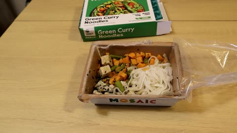 Mosaic Foods Brussels Squash Harvest Bowl and Green Curry Noodles Day 4 Review