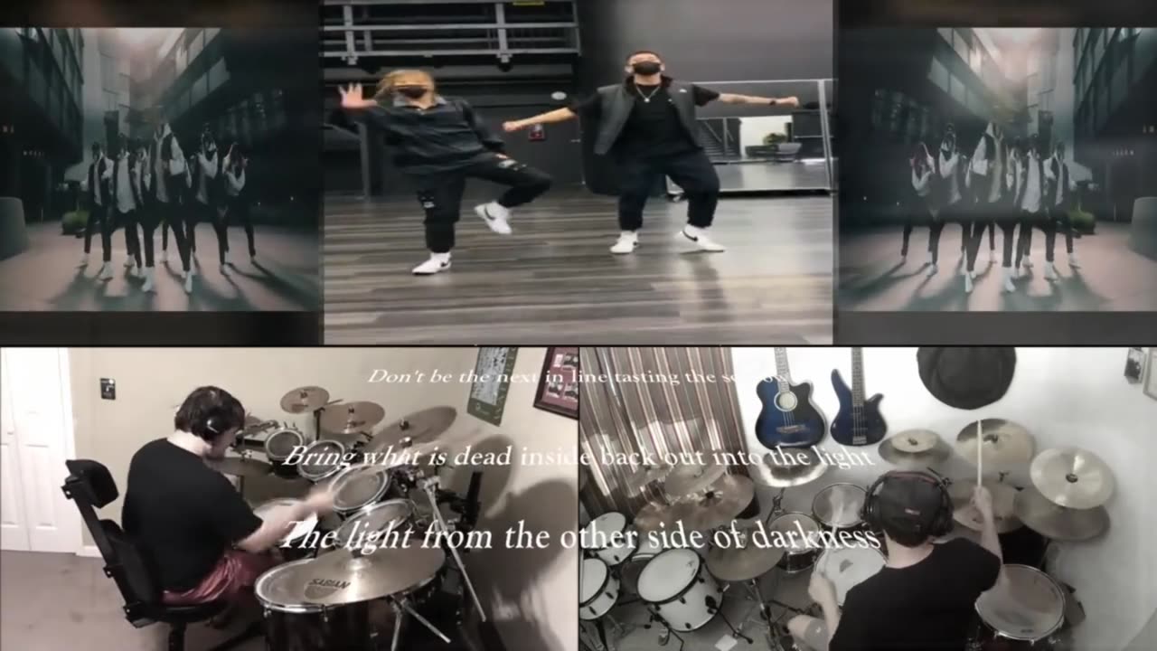 Decyfer Down ~ Other Side of Darkness [ Drum Cover ] [ Lyric ] Remix 1c Christcore