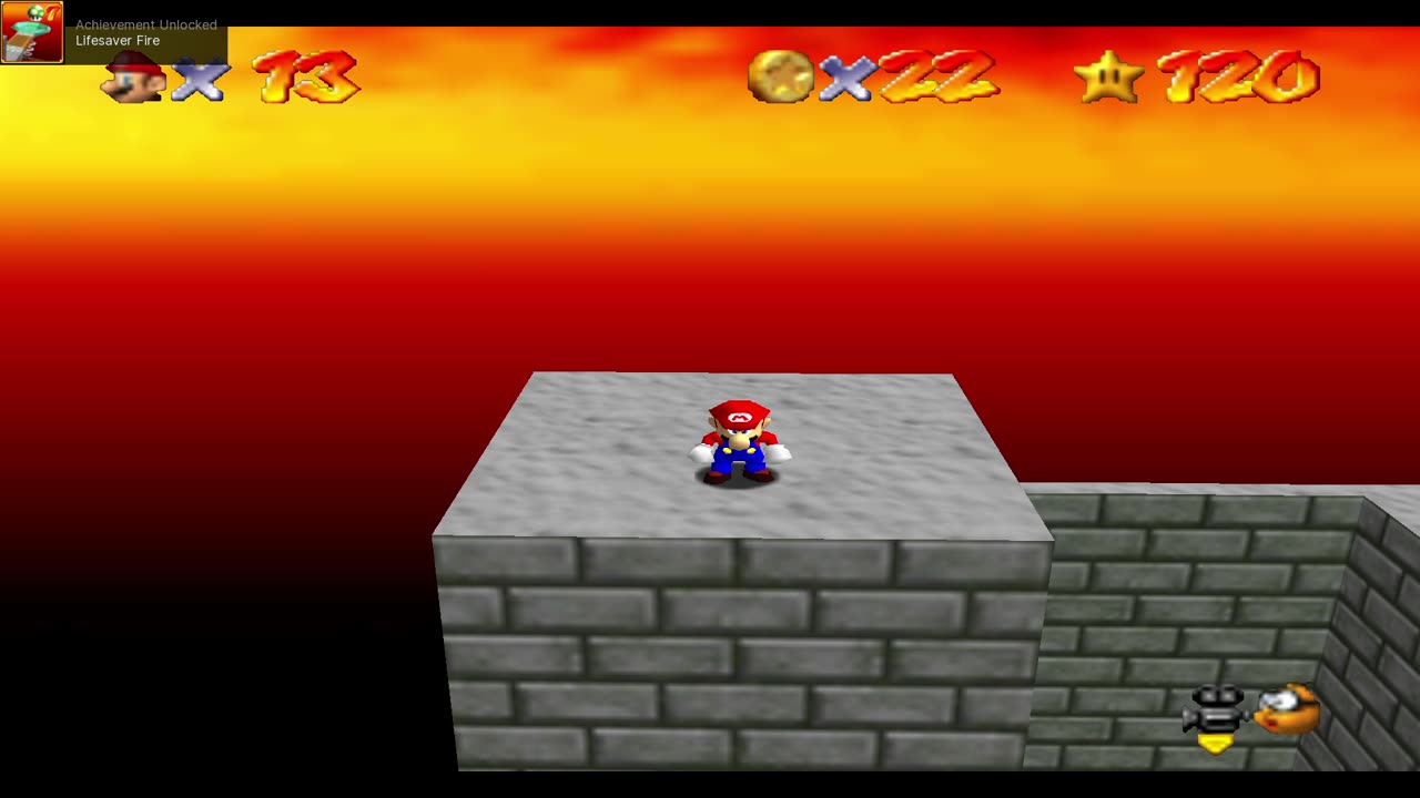 Super Mario 64 [Remaining RA] - Lifesaver Fire [NC]