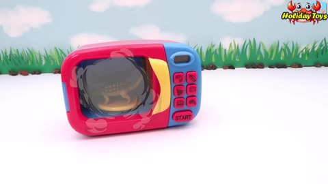 Coloring Head and Tail of Dino on Wooden Drawing Board