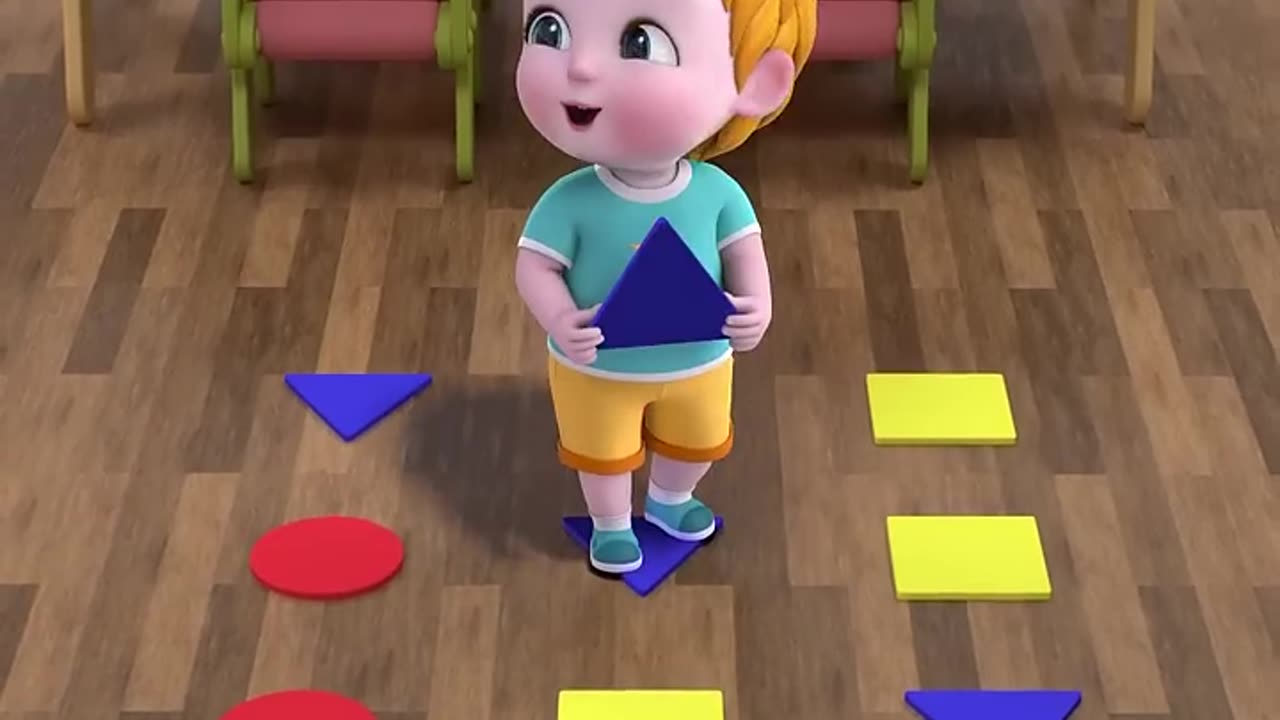 Circle Square & Triangle _ Nursery Rhymes for toddlers _ NuNu Tv #childrensongs #toddlersongs
