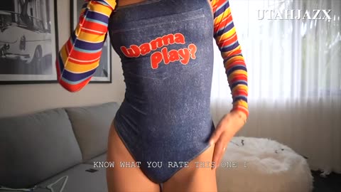 Hot Girl Tight & Tiny Cosplay Try On Haul [4K]