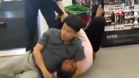 The black woman is told that she cannot steal.