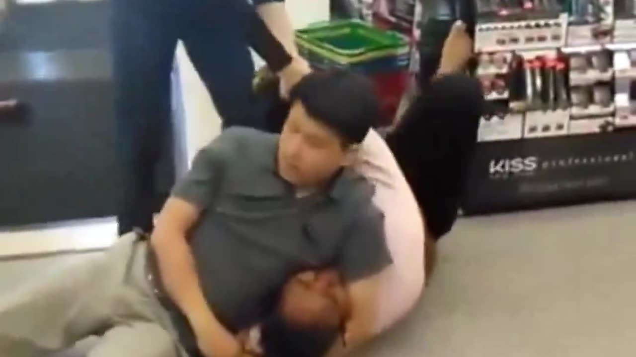 The black woman is told that she cannot steal.