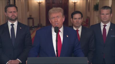 Trump Speaks On The U.S Airstrikes On Iran