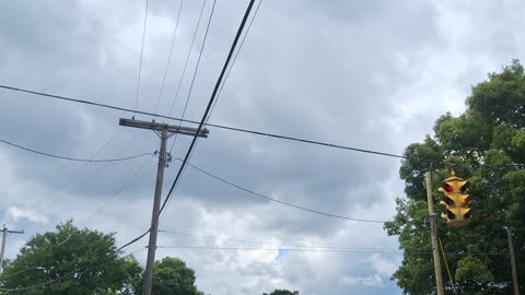 The white sun(blue hue) and yellow sun's light seen through the "clouds"