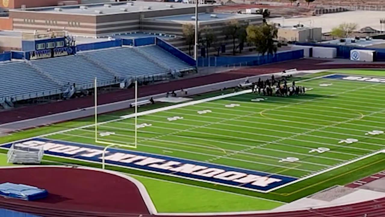 Sierra Vista High School Las Vegas Nevada Home of the Mountain Lions drone video