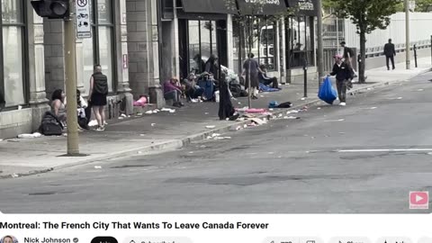 French Canada Filled With Homeless Drug Users and Poverty