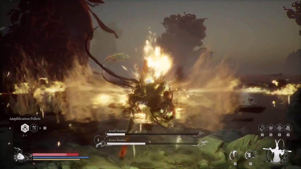 Second Phase battle with good ol' Rocky. (Boss Fight - Stone Monkey).