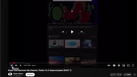 Response Video to Stefan Adams