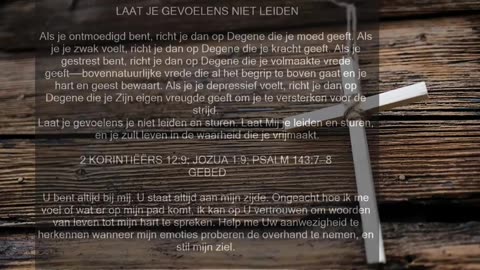 Laat Je Gevoelens Niet Leiden