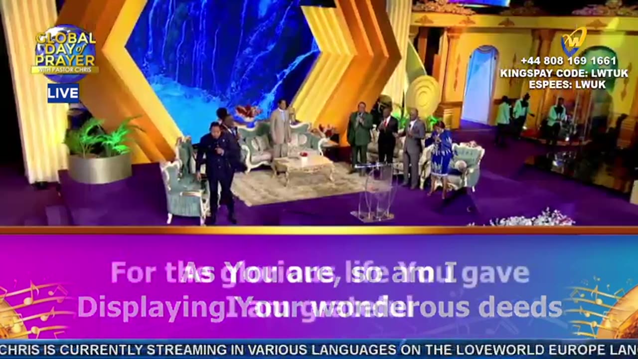 GLOBAL DAY OF PRAYER WITH PASTOR CHRIS 29.03.2025