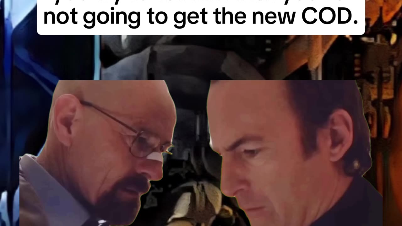 Just let me go, bro.