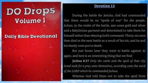 Do Drops Volume 1 Devotion 12