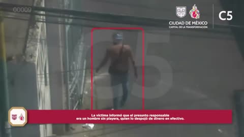 Robo a repartidor | #C5CorazónDeLaCDMX