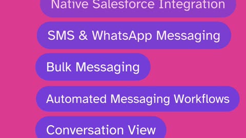Salesforce text messaging made simple, smart, and scalable with Message Blink.
