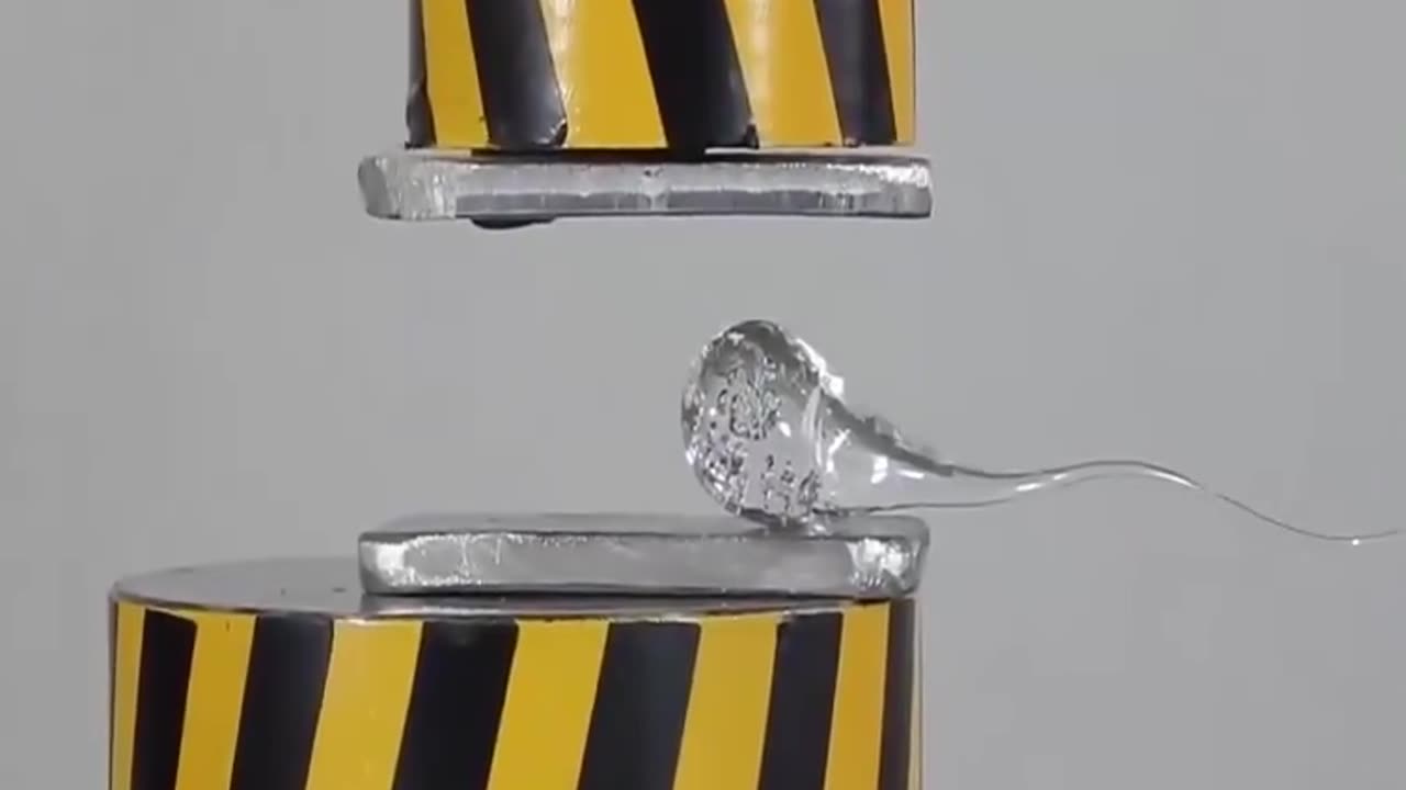 Prince Rupert’s Drop vs Hydraulic Press