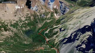 Day 2 Hike TMB - Google Earth View