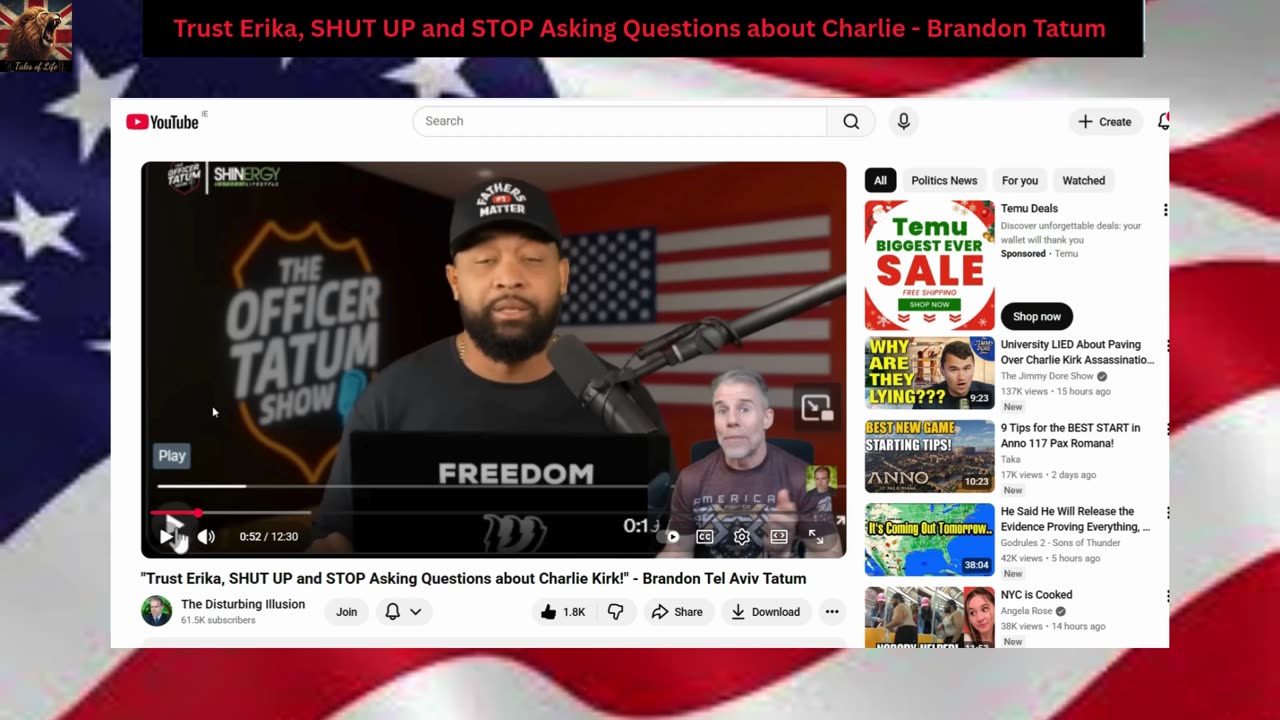 Trust Erika, SHUT UP and STOP Asking Questions about Charlie - Brandon Tatum