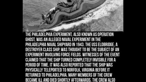 1943 Philadelphia Experiment