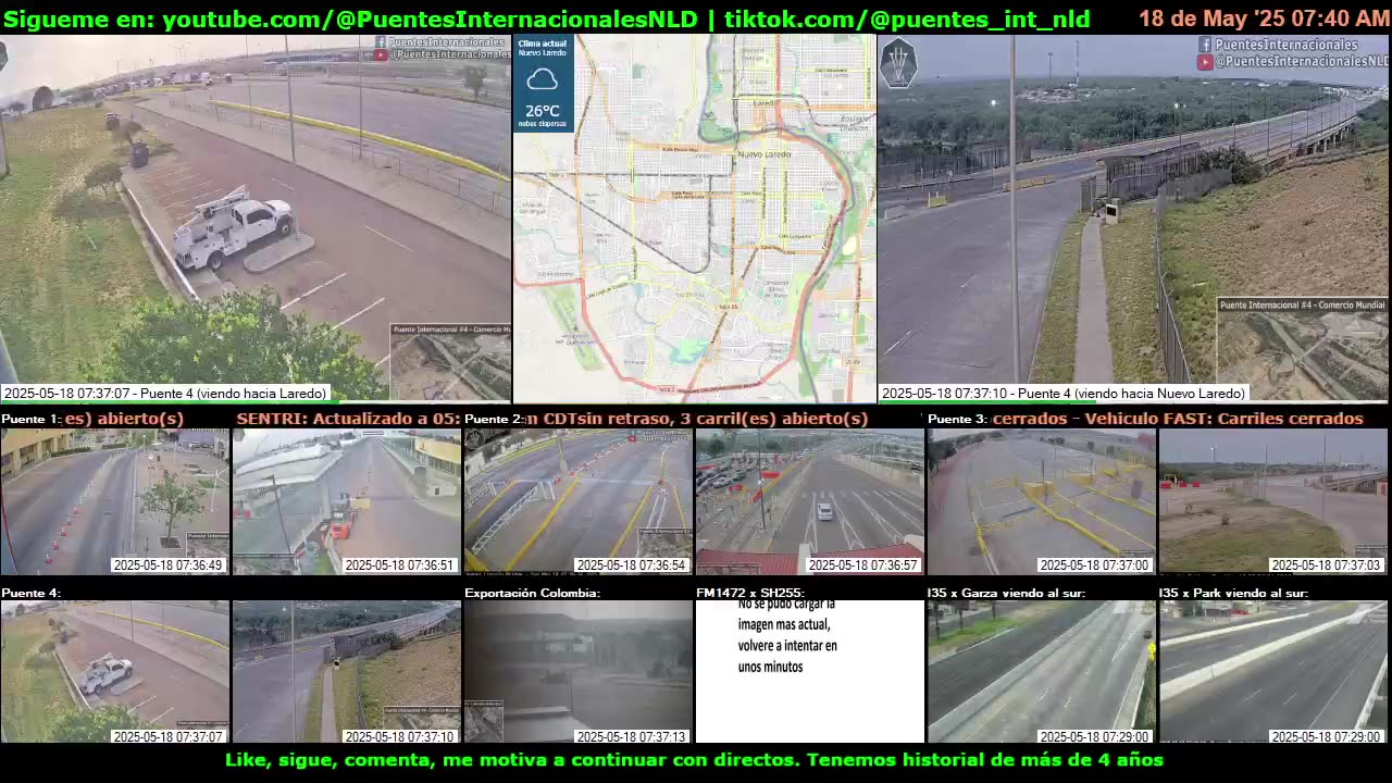 Puentes Internacionales NLD (Youtube / TikTok)