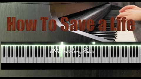 How to Save A Life PIANO Easy Slow Short Tutorial