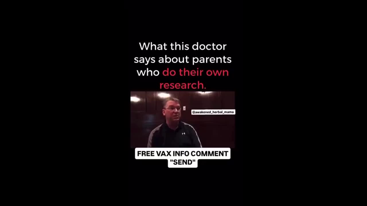 What this Doctor says about Parents who do their own Research..