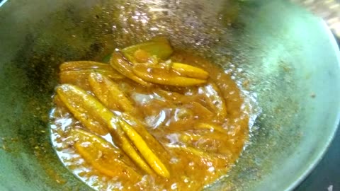 curd Pointed gourd cooking with lady finger fry Indian style