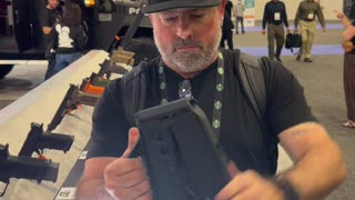 Another foldable firearm at Shot Show 2026. This one by ZEV Technologies #SHOTShow2026